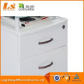 High Gloss 2 Drawer Mobile Office Filing Cabinet